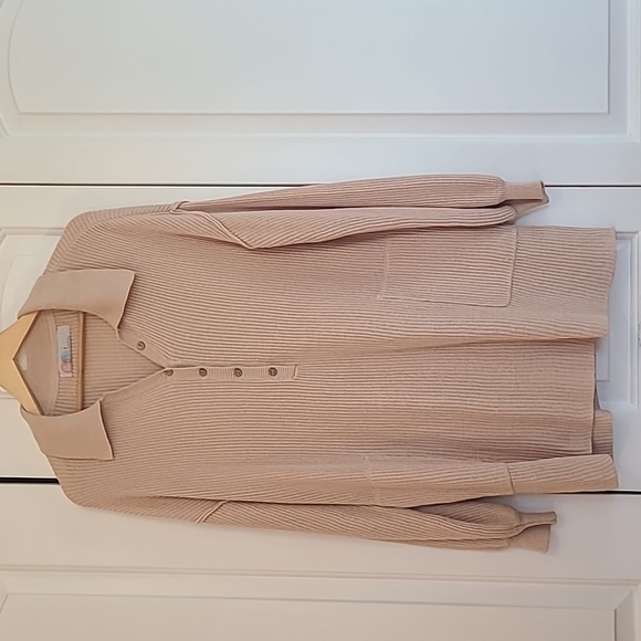 Free People Beach Picnic Sweater Mini Dress Oversized Size S Color: Natural - Picture 2 of 14